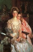 John Singer Sargent Mrs Fiske Warren her Daughter Rachel France oil painting artist
